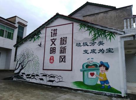 金华墙绘是现在流行的墙体广告