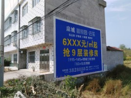 金华墙体广告质量分析