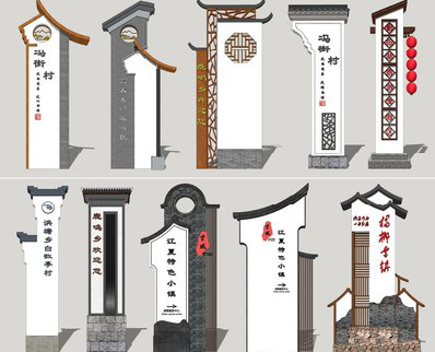 金华美丽乡村标识标牌有哪些分类？